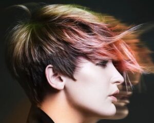 model posing for photoshoot