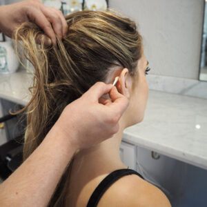 lady getting a skin test 